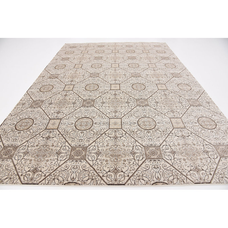 Emigdio Abstract Indoor Rug, Rectangle 10' x 13'