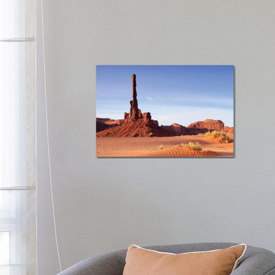 The Totem Pole by Brian Wolf - Wrapped Canvas Print