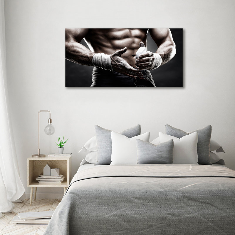 Muscle Building - Wrapped Canvas Print
