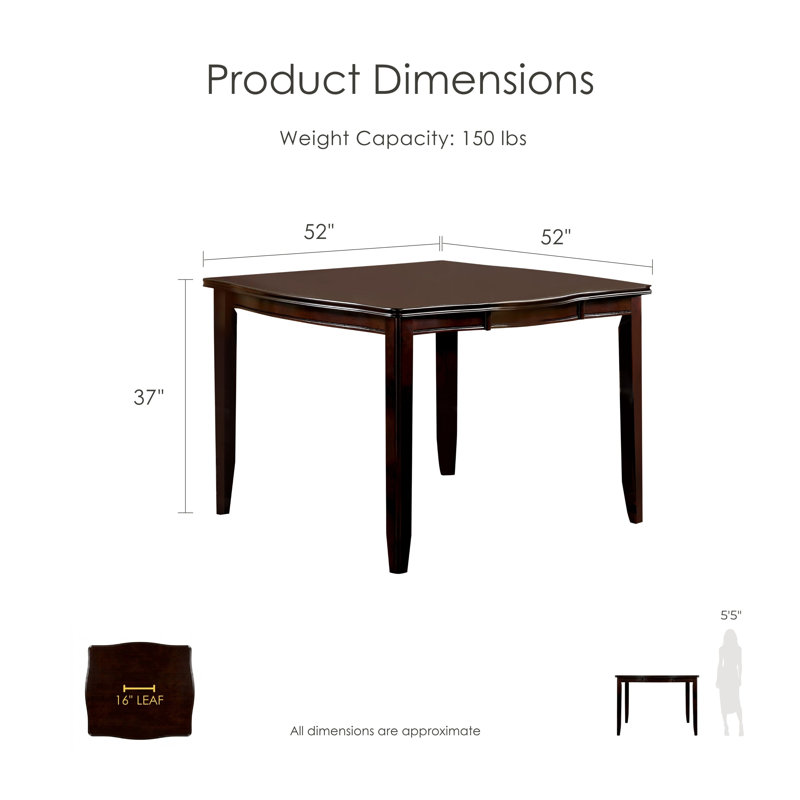 Bransford Extendable Counter Dining Table