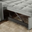 Velvet Pull-out Sleeper Sofa Bed, Adjustable Back and with USB Pport, swivel phone stand-1723747514-1730899937