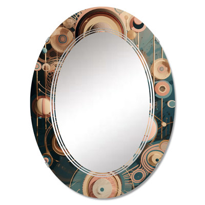 Waucoba - Miroir mural moderne ovale