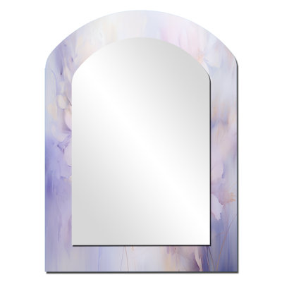 «Purple Botanical Whispers II», miroir asymétrique Botanicals