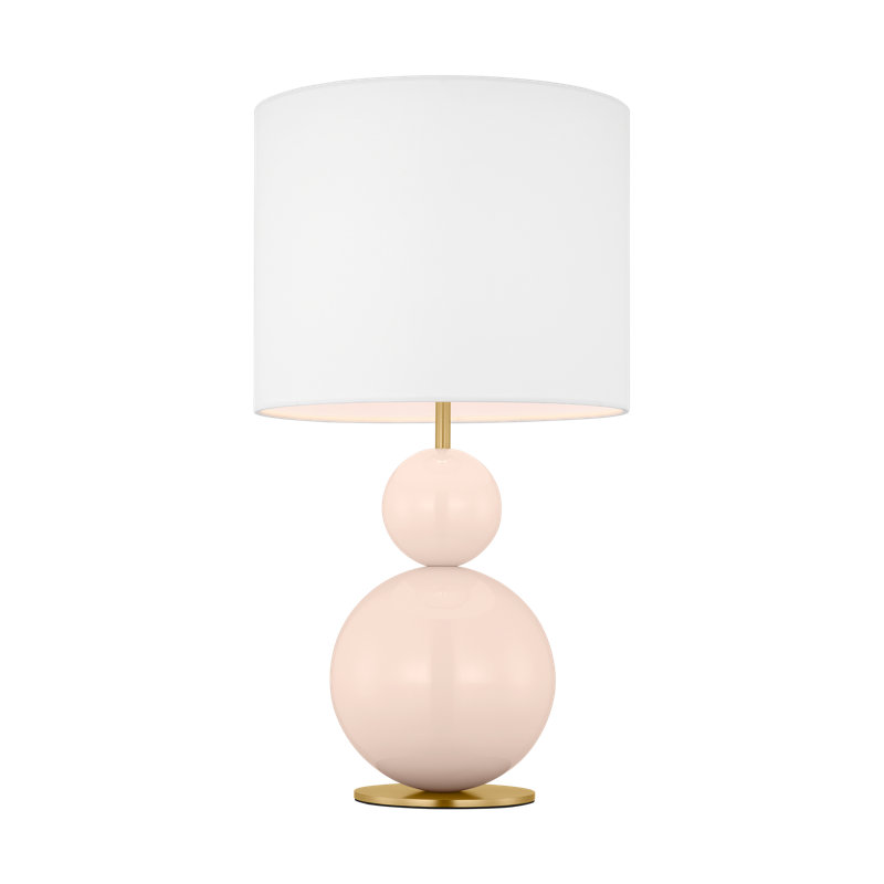 Suki Metal Table Lamp, Blush