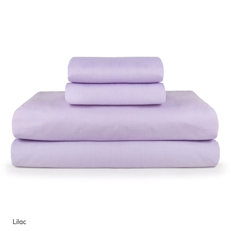 Bagaram Cotton Blend/Polyester Flat Sheet, Single (3)