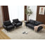 Corvo 61' Faux Leather Flared Arms Loveseat-1375517451