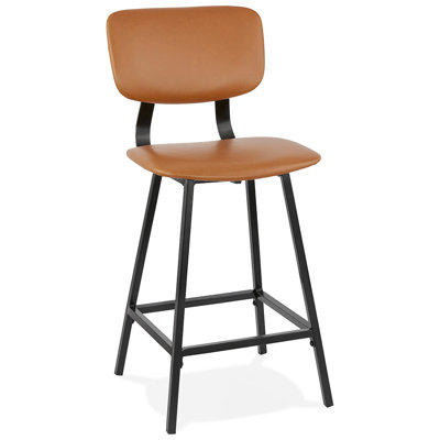 Danita Upholstered Counter Stool with Metal Frame