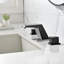 Robinet de salle de bain avec drain escamotable noir mat-69128993