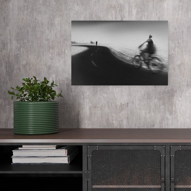«Coastal Ride And Run Peaceful Tranquil Coastal», reproduction d'art mural, 12" H x 18" W