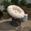 Chaise de patio pivotante avec coussin Tarquin-349612396-349612392