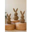 Ensemble de 3 lapins de Pâques décoratifs Kalalou H 22 po