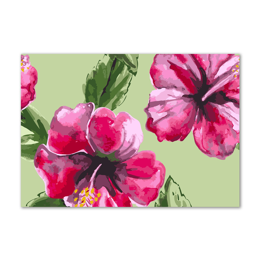 Hawaiian Flowers - Unframed Art Prints on Canvas
