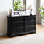 Commode moderne 6 - noir avec rangement spacieux
