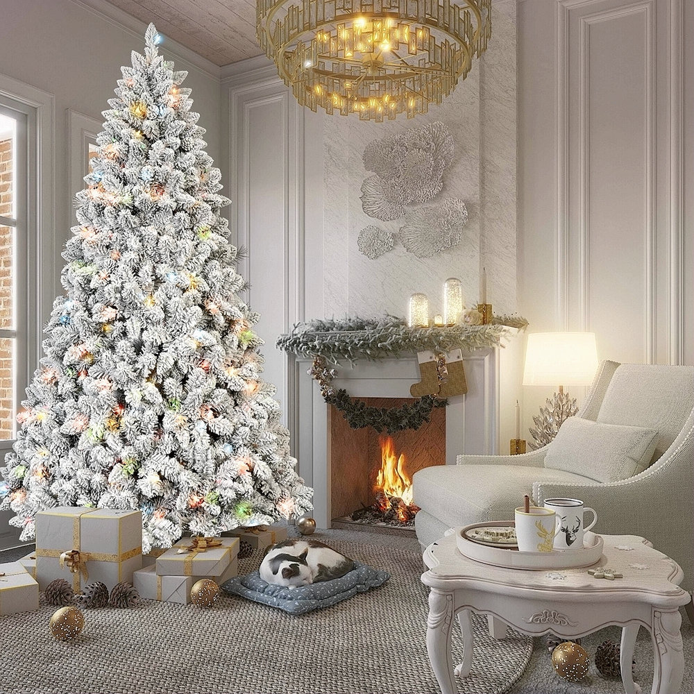4 Ft Flocked Christmas Treenull