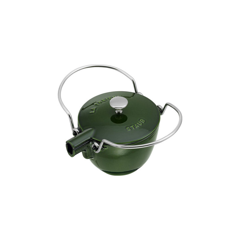 Bouilloire ronde en fonte 1,22 pte Staub, Basilic