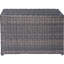 Sièges d'extérieur 4 pièces, coussins, housses de coussin amovibles, sièges confortables, pieds de table à gratter sans assemblage, configuration modulaire à eau, plateau en verre trempé