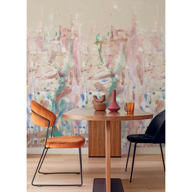 Fresque murale pastel Fresco, Beige