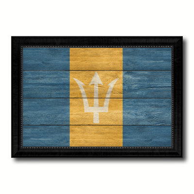 " Barbados Country Flag "