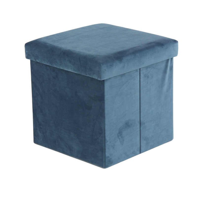Isiah Accent Stool, Blue