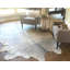 Tapis en cuir de vache gris Hult