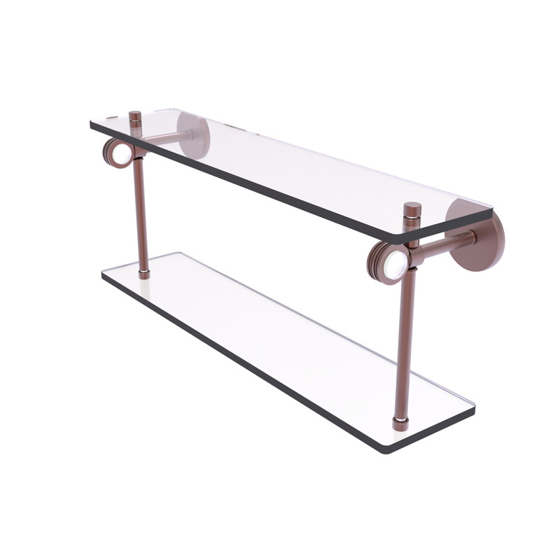 Margolis 2 Piece Tiered Shelf, Antique Copper