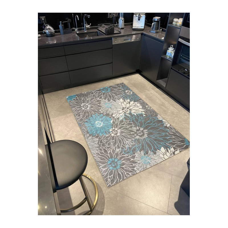 Tapis tissés avec motifs floraux, Rectangle 2 pi 4 po x 4 pi