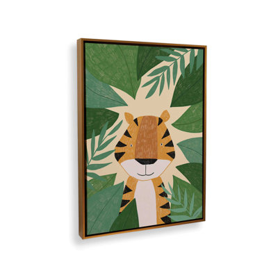 Tiger Peek-a-Boo by Rachel Nieman Art Print