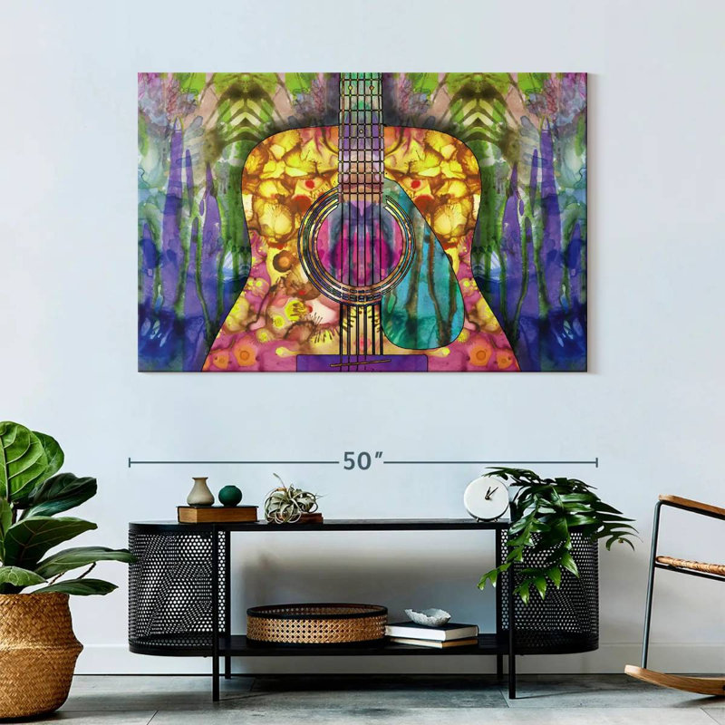 Abarca Creative Guitar, 32" H x 48" W