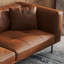 Causeuse-coussin modulaire en cuir véritable brun-1019174942-1019174940