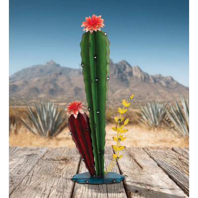 Décoration cactus 22 po - Vert