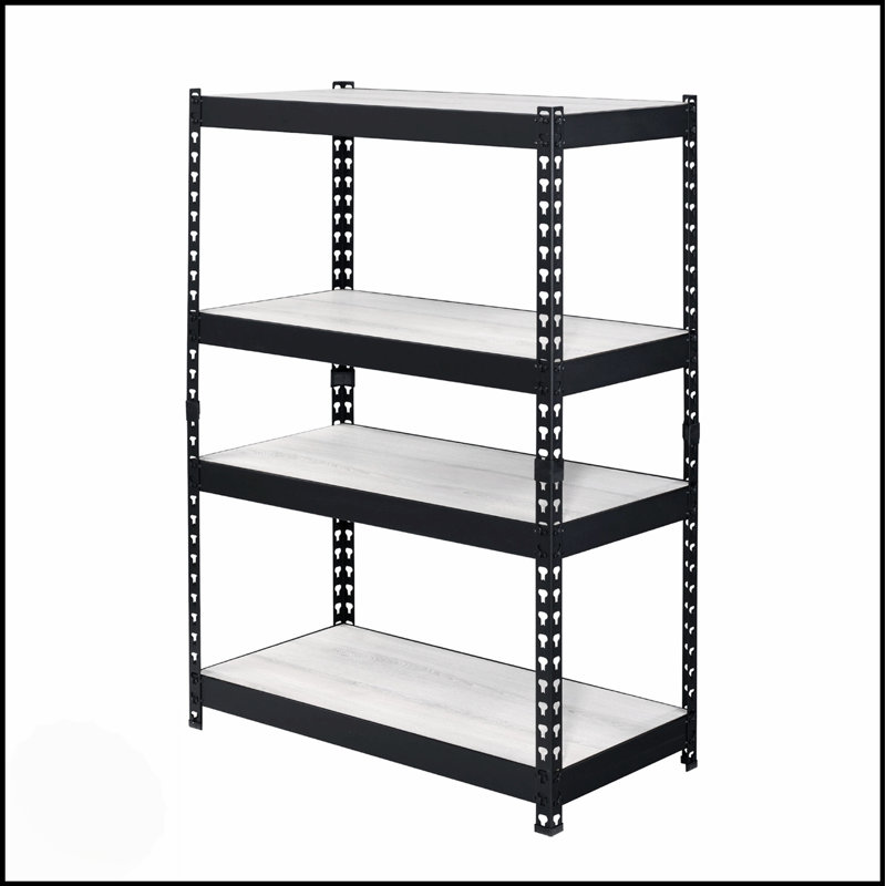 4 Tier Rectangular Bookcase With Adjustable Shelves, Perfect For Modern And Versatile Storage Solutions.