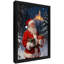 Cadre noir encadré noir, cadeau de père Noël, art mural classique, peinture à l'huile-261838016