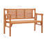Saltash Solid Wood Eucalyptus Outdoor Bench