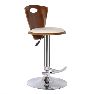 Langton Swivel Upholstered Adjustable Height Counter Stool