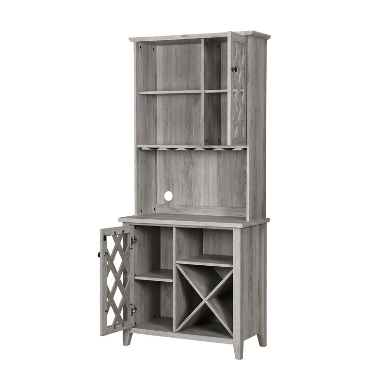 Armoire bar, gris