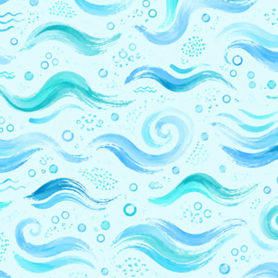 Rouleau de papier peint adhésif Peel and Stick amovible bleu sarcelle marbré centre l 17,7 po x H 118 po