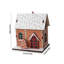 Décoration de Noël, petite maison en bois, idées de Noël, décoration de sapin de Noël
