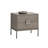 Sadhia 2 - Drawer Nightstand - Grey-1805558191