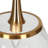 Jonesboro 1 - Light 3.7'' H Bubble/ Seeded Cone Kitchen Island Single Pendant UL Certified
