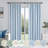 100% Blackout Floral Print Polyester Thermal Insulated Curtains With 12 Metal Rings & 12 Hooks, Pinch Pleat Window Treatments For Bedroom/Living Room (Set of 2)-116634209-116634210