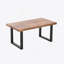 Table basse avec pieds en métal