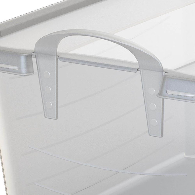 Life Story 55 Quart Stackable Storage Bin, Light Duty Container, Clear, 24 Pack, 55