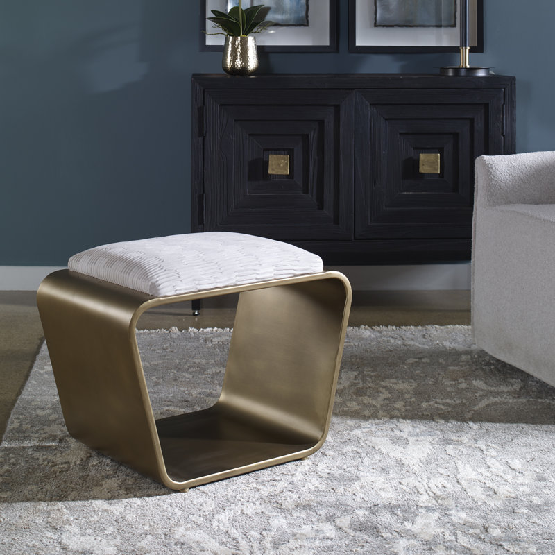 Carlina Upholstered Vanity Stool