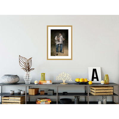 «The Ragman» par Edward Manet, impression giclée sur cadre