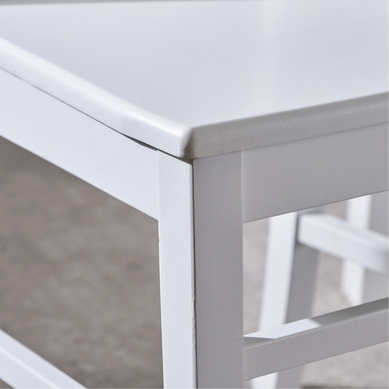 Ensemble de 2 chaises de salle à manger en bois d'acacia