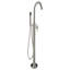 54" x 28" Freestanding Soaking Acrylic Bathtub With Faucet