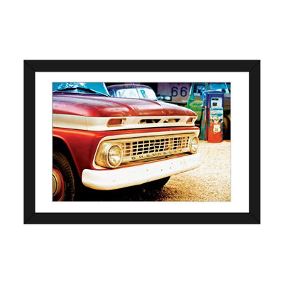 Classic Automobile " Classic Chevrolet Grill At U.S Route 66 Fill-Up Station " by Philippe Hugonnard