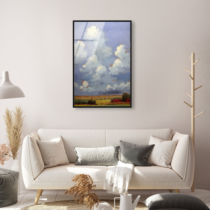 Dreamy Sky High-Gloss Frameless Acrylic Glass Wall Art Landscape & Nature Print by Oliver Gal, Ready to Hang, 10 x 15