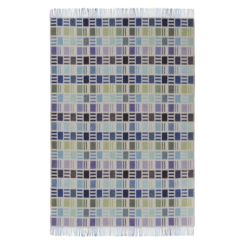Bainbridge Delft Merino Wool Throw