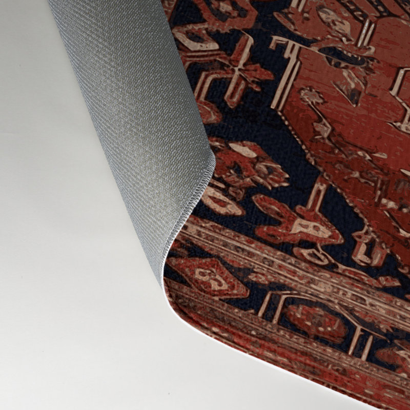 Tapis turc intérieur et extérieur brun, Rectangle 9 pi x 12 pi